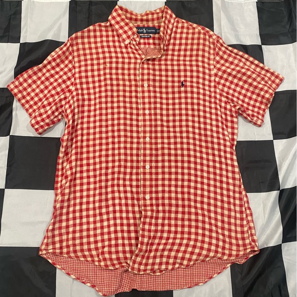 Lot of 4 Polo Ralph Lauren Short Sleeve Button Up Shirts & 1 Tommy - Picture 5 of 16